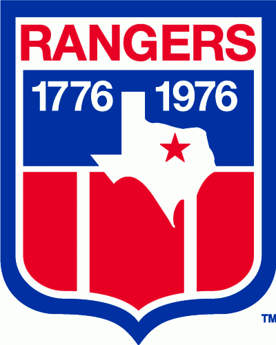 Texas Rangers 1976 Misc Logo iron on heat transfer